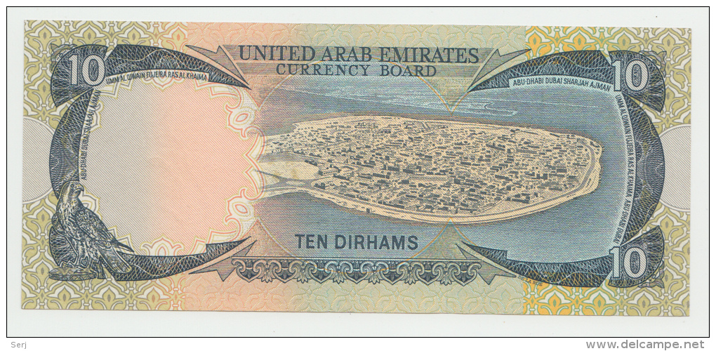 UNITED ARAB EMIRATES 10 DIRHAMS 1973 XF PICK 3 - Emirats Arabes Unis