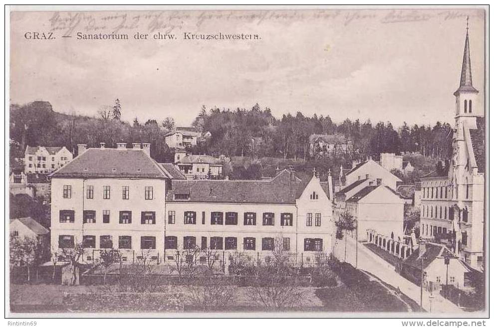 Steiermark - Graz - Sanatorium Der Ehrw. Kreuzschwestern - 1918 ? - Verlag L. Strohschneider Graz - Graz