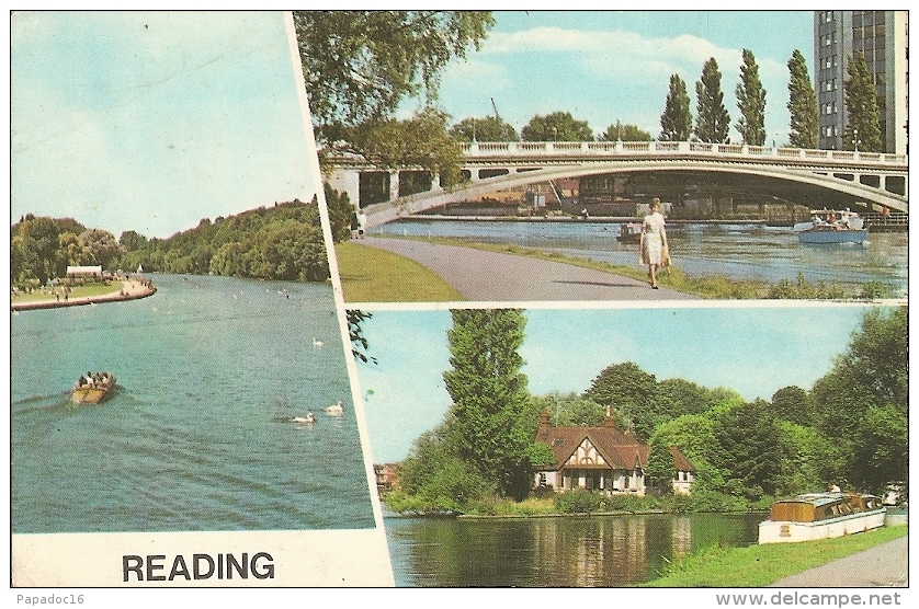 GB - Ber - Reading - Multiview : River Thames, Bridge - Photo Precision Limited / Colourmaster International N° PLC7333 - Reading