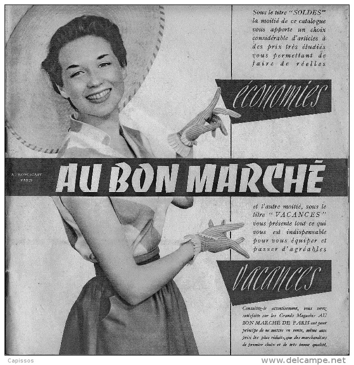 Catalogue "Au Bon Marché" 1954 32 Pages Bon Etat - Other & Unclassified