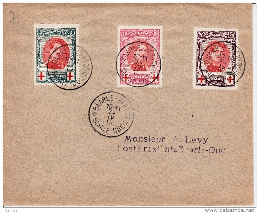 Belgie Brief 1915 Echt Gelopen = R ??? - Covers & Documents