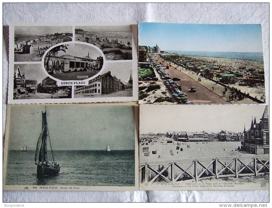 BERCK PLAGE / JOLI LOT DE 26 CARTES / TOUTES LES PHOTOS - Berck