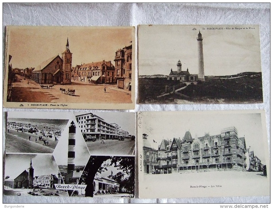 BERCK PLAGE / JOLI LOT DE 26 CARTES / TOUTES LES PHOTOS - Berck