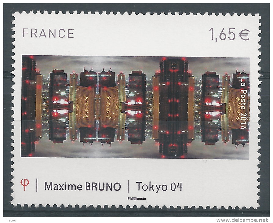 France, Maxime Bruno, French Photographer, "Tokyo 04", 2014, MNH VF - Unused Stamps