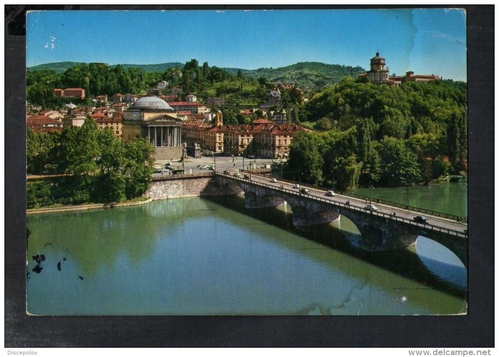 J264 Torino, La Gran Madre E Monte Dei Cappuccini - Ed. Cambursano - Ponte, Pont, Bridge, Auto Cars Voitures - Ponts