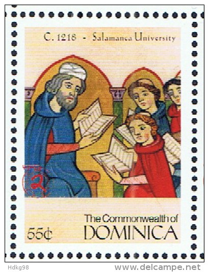 WD+ Dominica 1999 Mi 2767 Mnh Millenium: Universität Salamanca - Dominique (1978-...)