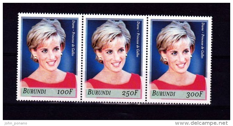 V] Tryptique Triptic ** Lady Di Diana Princess Princesse Famille Royale Royal Family - Ungebraucht