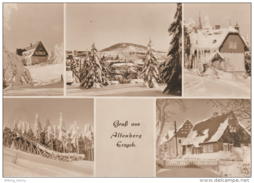 Altenberg Im Erzgebirge - S/w Mehrbildkarte 1 - Altenberg