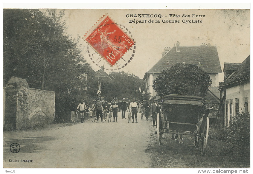 Chantecoq Fete Des Eaux Depart De La Course Cycliste CFM Branger - Other & Unclassified