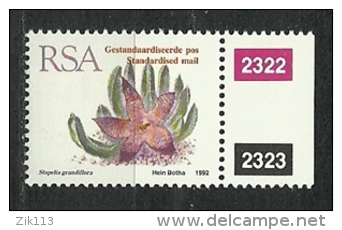 SWA 1992 - Flowers, Cactus , MNH - Ongebruikt