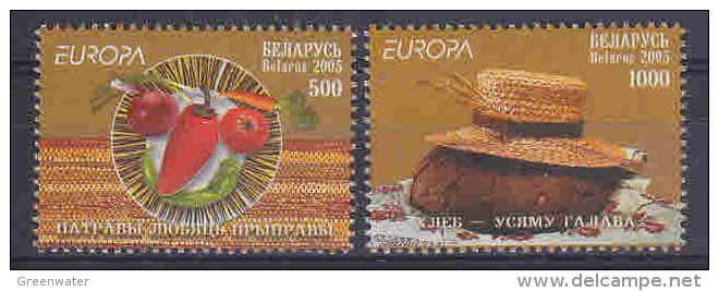 Europa Cept 2005 Belarus 2v ** Mnh (S165) - 2005
