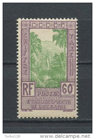 OCEANIE 1929 TAXE N° 14 ** Neuf = MNH Superbe  Cote 6.30 € Canal De Fataoua - Timbres-taxe