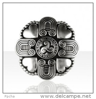 Elégante Broche Broach Argent Bretagne Triskell Kelt Silver - Autres & Non Classés