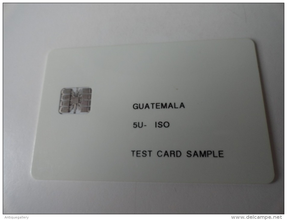 RARE : GUATEMALA  TEST CARD - Guatemala