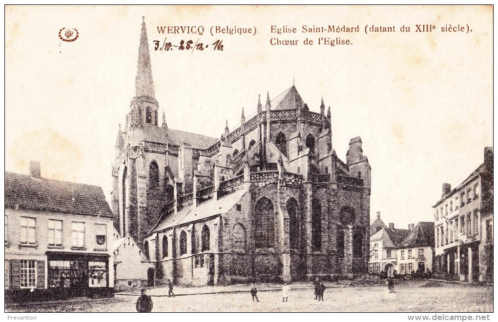 WERVICQ (Belgique) Eglise Saint-Médard (datant Du XIII Siècle) - Choeur De L'Eglise - Wervik