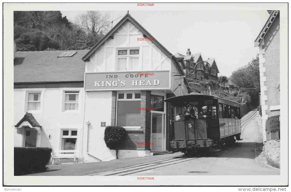 RK557 Great Orme Tramway No5 Passing The King's Head Ind Coope Pub - Sonstige & Ohne Zuordnung
