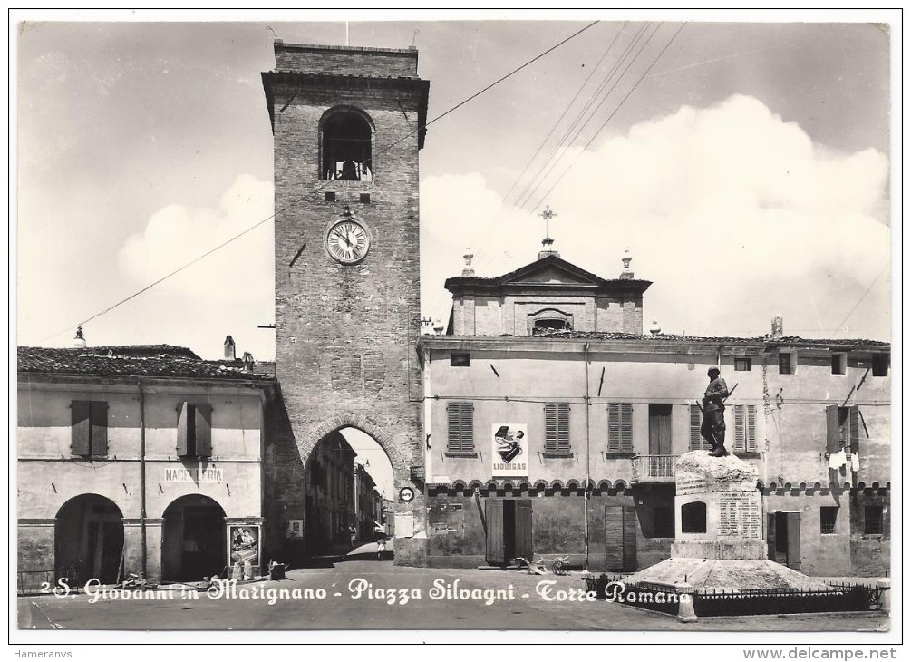 San Giovanni In Marignano - Piazza Silvagni - Torre - H1937 - Rimini