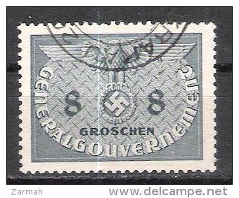 Pologne Gouvernement Général Service N° 11 Oblitéré - General Government