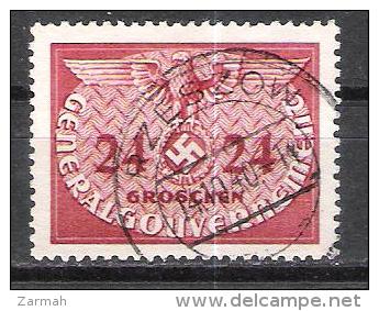 Pologne Gouvernement Général Service N° 15 Oblitéré - General Government