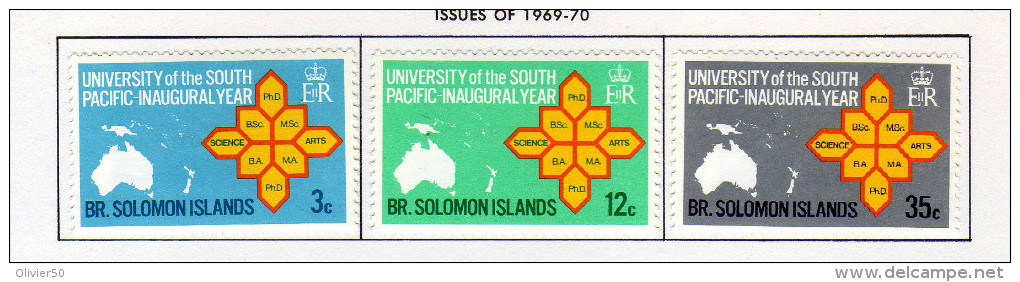 Iles Salomon (1969)  - "Université Du Pacifique-Sud" Neufs* - Islas Salomón (...-1978)