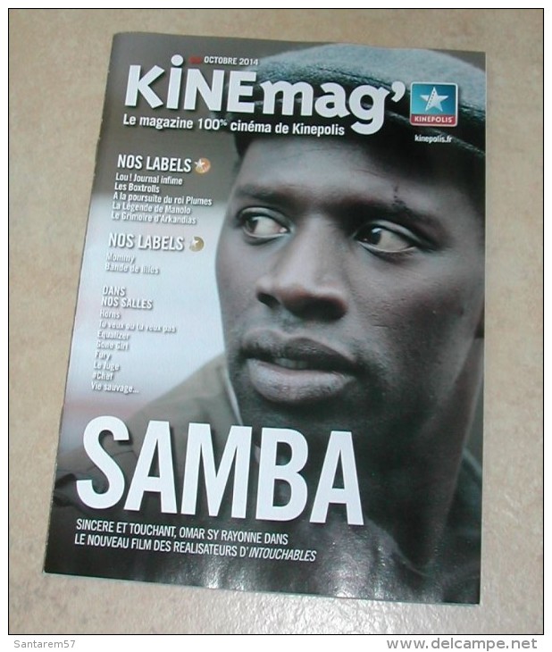 Magasine Magazine Cinéma KINEMAG Programmation Octobre 2014 N° 65 SAMBA - Magazines