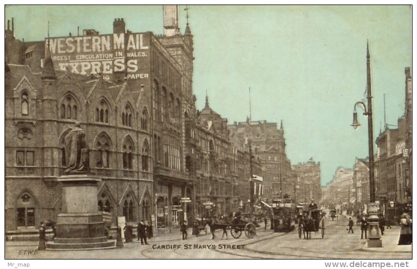 179 - 1907 Cardiff St Mary's Street TRAVELLED - Altri & Non Classificati