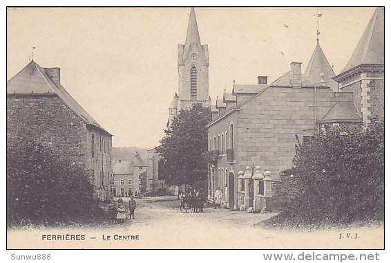 Ferrières - Le Centre (animée, Attelage, JVJ) - Ferrieres