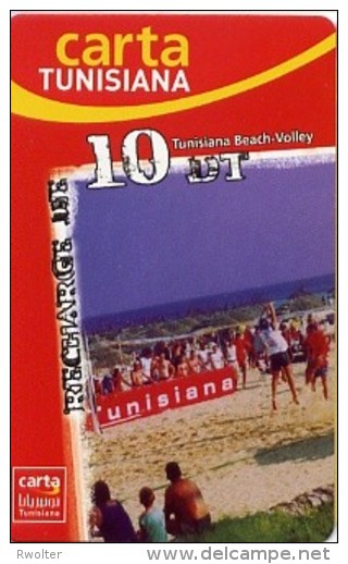 @+ Tunisie - Carte Tunisiana - Beach-Volley - 10 Dinars - Tunisia