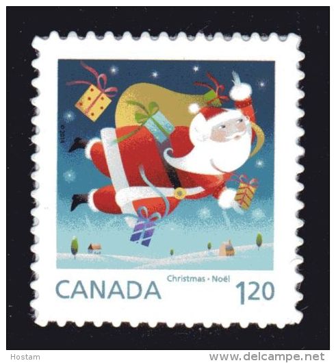 CANADA 2014, #2799, CHRISTMAS  SANTA CLAUS  USA Rate , Single Stamp  MNH - Timbres Seuls