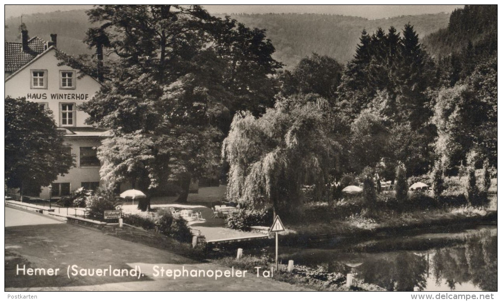 ÄLTERE POSTKARTE HEMER SAUERLAND STEPHANOPELER TAL HAUS WINTERHOF Ansichtskarte AK Cpa Postcard - Hemer