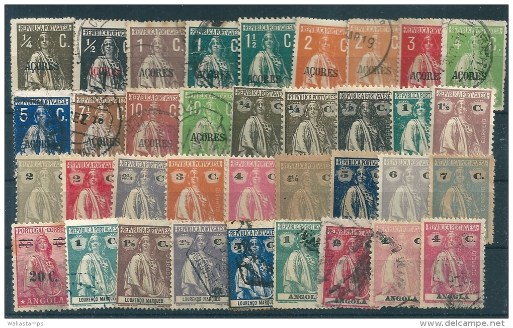 Portuguese Colonies Azores Angola 1913... MM,used Mixed Lot - Andere & Zonder Classificatie