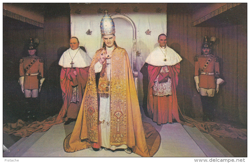 Wax Figure - Museum - Pope Paul VI - Pape - Papa Paolo VI - Stamp & Postmark 1965 - 2 Scans - Museum