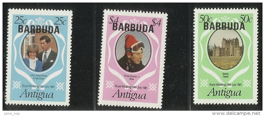 Barbuda 1981 1981 Royal Wedding MNH - Other & Unclassified