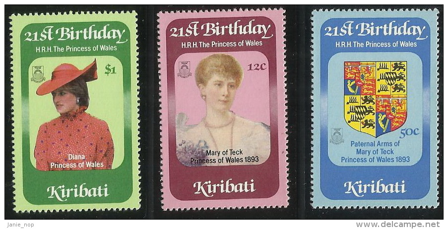 Kiribati 1982 21st Birthday Princess Of Whales MNH - Kiribati (1979-...)