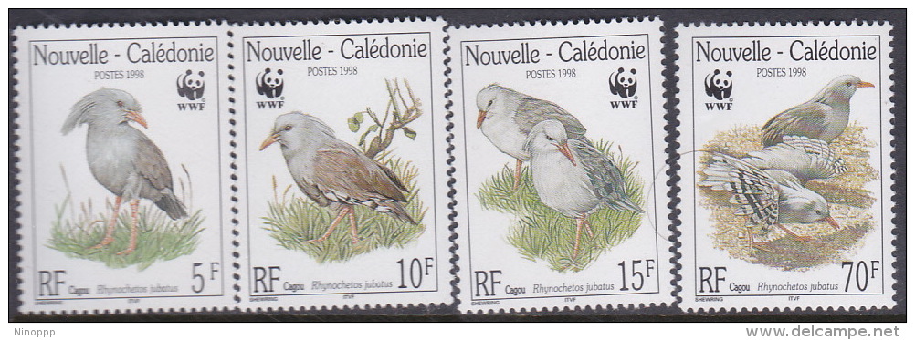 New Caledonia 1998 WWF Birds MNH - Used Stamps