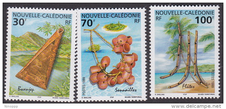 New Caledonia 1999 Musical Instruments MNH - Used Stamps