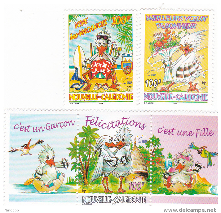 New Caledonia 2000 Greetings MNH - Usati