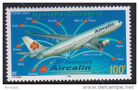 New Caledonia 2003 Aircalin 20th Anniversary MNH - Usados