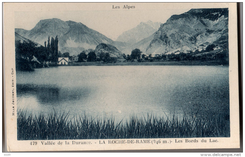 Carta Postale France 479 Vallée De La Durance LA ROCHE De RAME Les Bordes Du Lac - Altri & Non Classificati