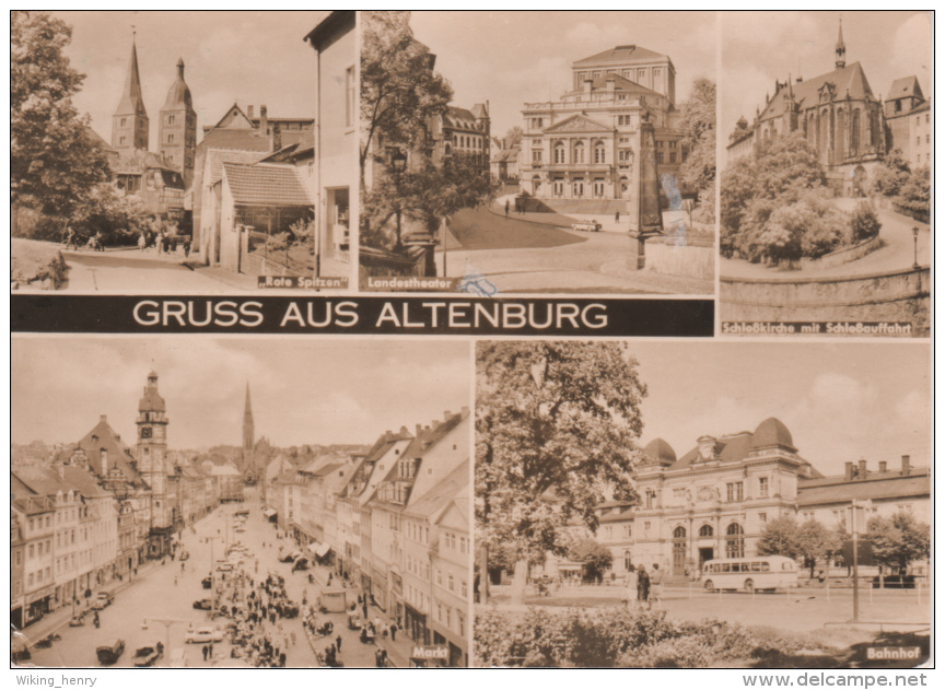 Altenburg - S/w Mehrbildkarte 4 - Altenburg