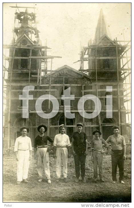 1931 REAL PHOTO POSTCARD IGREJA MATRIZ CAMPO GRANDE MS MINAS GERAIS BRASIL BRAZIL CARTE POSTALE POSTCARD - São Paulo