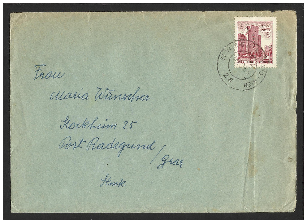 Bahnpost   "St. Valentin - Krems/D. - Wien  Nr. 26"   1963 - Other & Unclassified