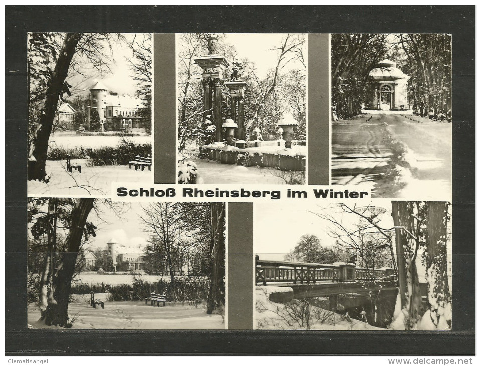 TOP!! SCHLOSS RHEINSBERG IM WINTER IN 5 ANSICHTEN  **!! - Rheinsberg