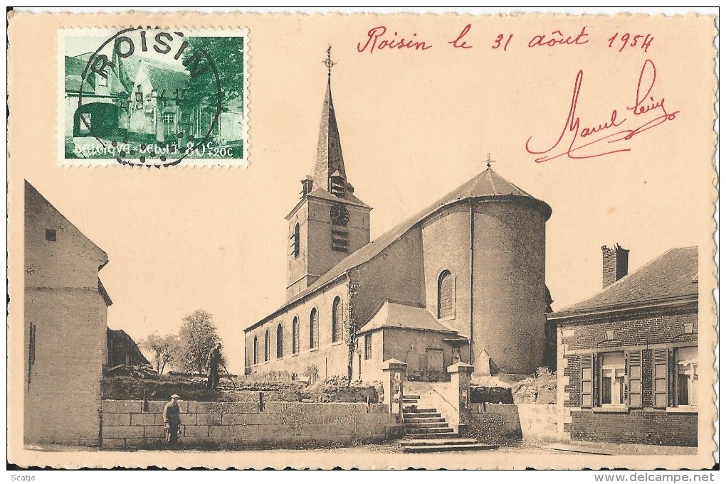 Roisin  -  Eglise De Roisin;  1954 - Honnelles