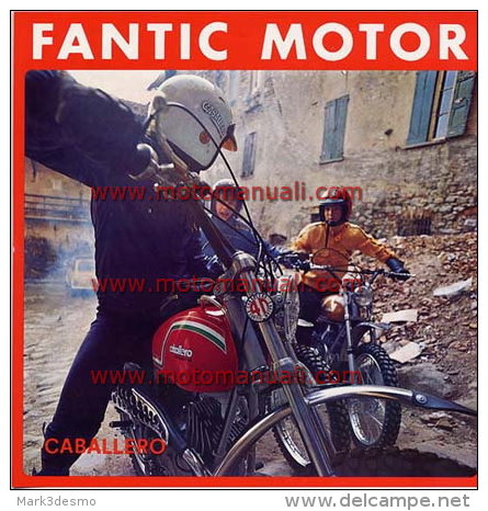 Fantic CABALLERO REGOLARITÀ 50 4m\6m - SUPER SPECIAL 4m 1973 Depliant Originale Genuine Factory Brochure Prospekt - Motorräder