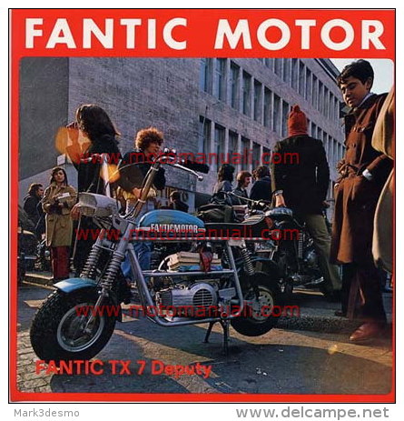Fantic DEPUTY 50 TX 7 1973 Depliant Originale Testo Italiano Genuine Brochure Prospekt - Motorräder
