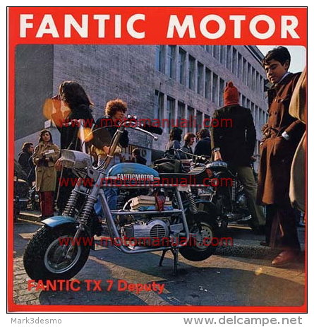 Fantic DEPUTY 50 TX 7 1973 Depliant Originale Testo Francese Texte Français Genuine Brochure Prospekt - Motorräder