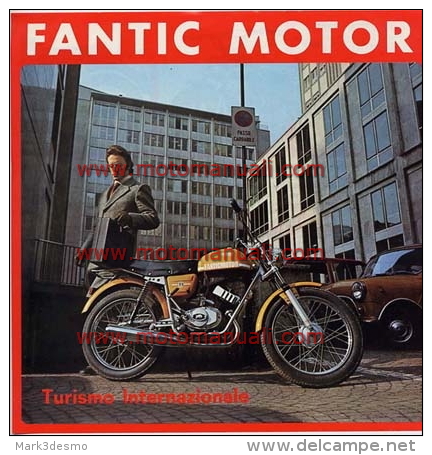 Fantic TURISMO INTERNAZIONALE 50 1973 Depliant Originale Olandese Dutch Text  Genuine Brochure Prospekt - Motorräder