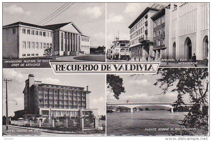 PC Valdivia - Exposicion Filatelica Internacional Expofin - Dia De Emission - 9.2.1959 (9481) - Chile