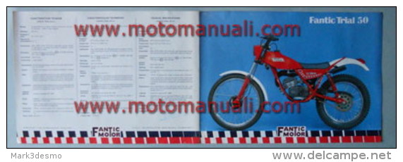 Fantic TRIAL 50 1983 Depliant Originale Genuine Brochure Prospekt - Motorräder